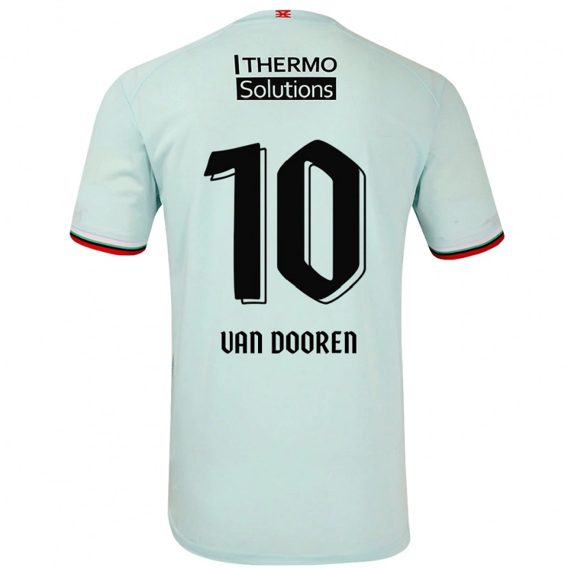 Danxen Kid Kayleigh Van Dooren #10 Light Green Away Jersey 2024/25 T-Shirt