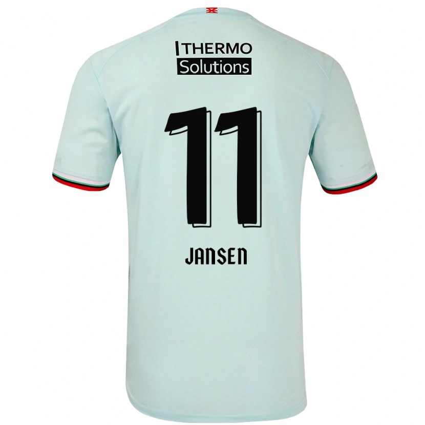 Danxen Kid Renate Jansen #11 Light Green Away Jersey 2024/25 T-Shirt