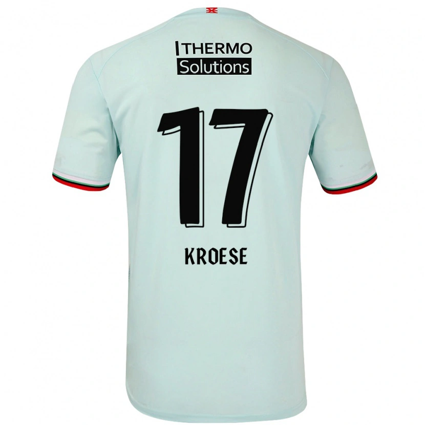 Danxen Kid Fieke Kroese #17 Light Green Away Jersey 2024/25 T-Shirt