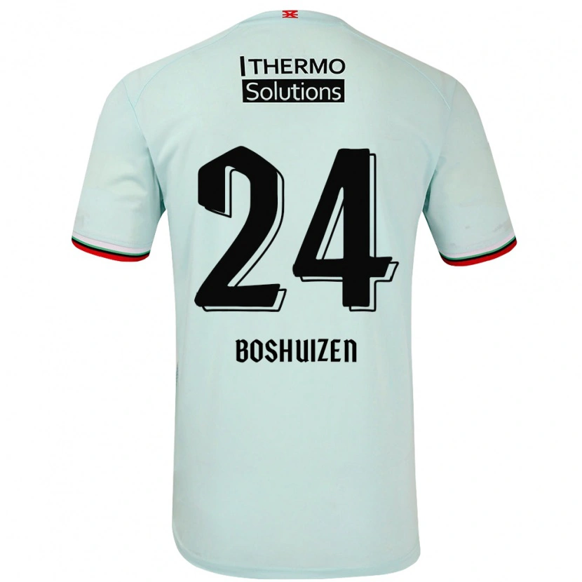 Danxen Kid Annouk Boshuizen #24 Light Green Away Jersey 2024/25 T-Shirt