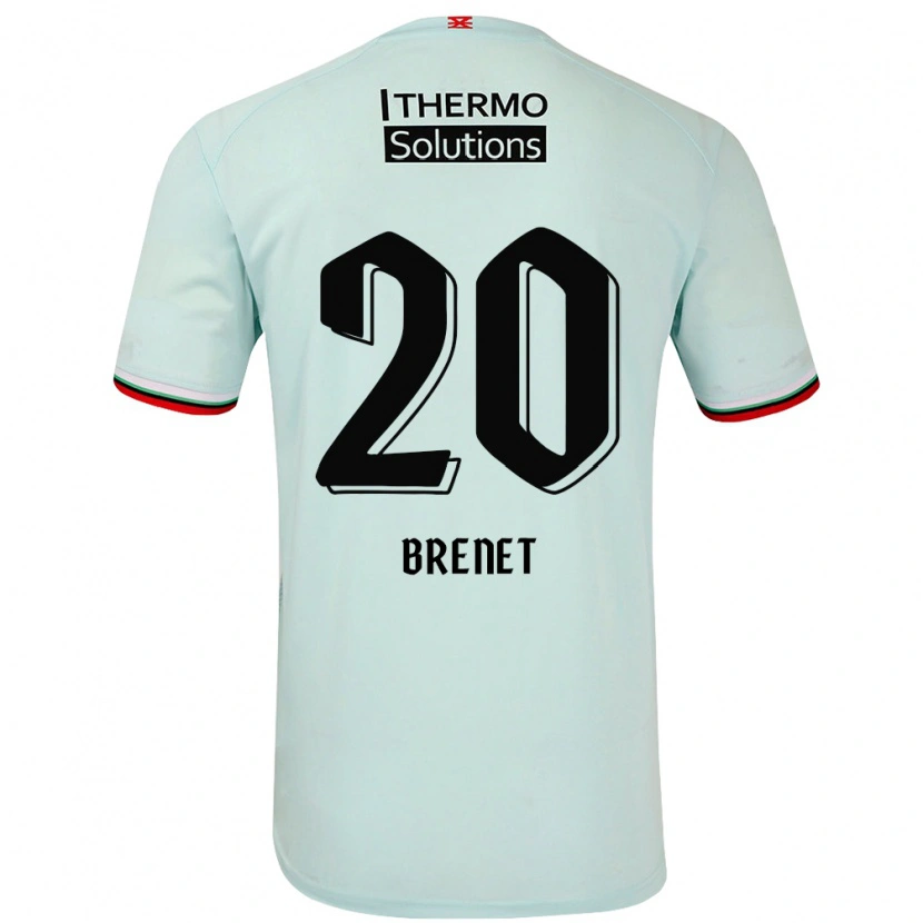 Danxen Kid Joshua Brenet #20 Light Green Away Jersey 2024/25 T-Shirt