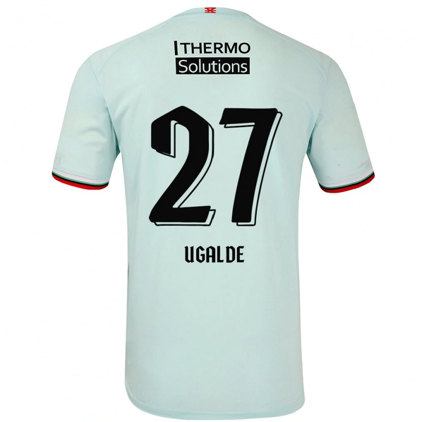 Danxen Kid Manfred Ugalde #27 Light Green Away Jersey 2024/25 T-Shirt