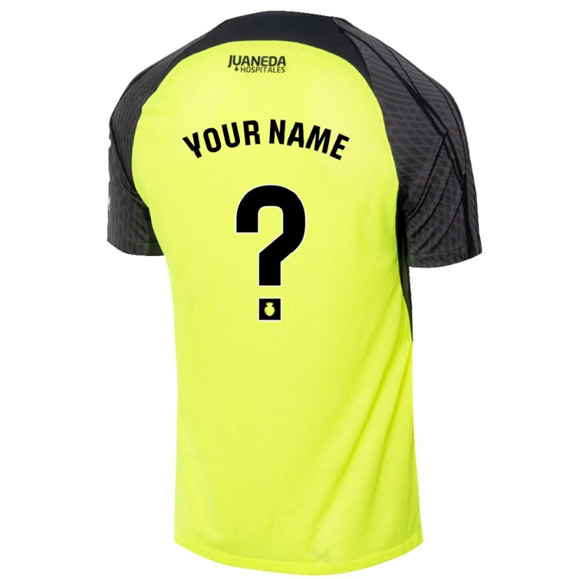 Danxen Kid Your Name #0 Fluorescent Green Black Away Jersey 2024/25 T-Shirt