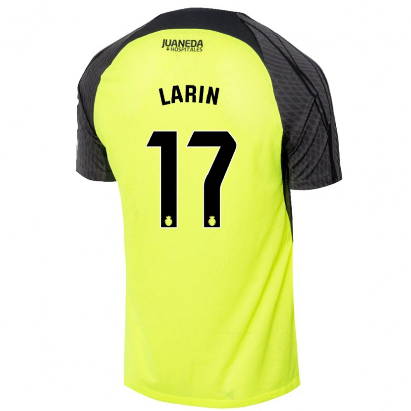 Danxen Kid Cyle Larin #17 Fluorescent Green Black Away Jersey 2024/25 T-Shirt