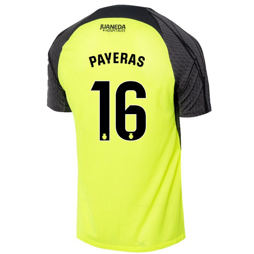 Danxen Kid Martí Payeras #16 Fluorescent Green Black Away Jersey 2024/25 T-Shirt