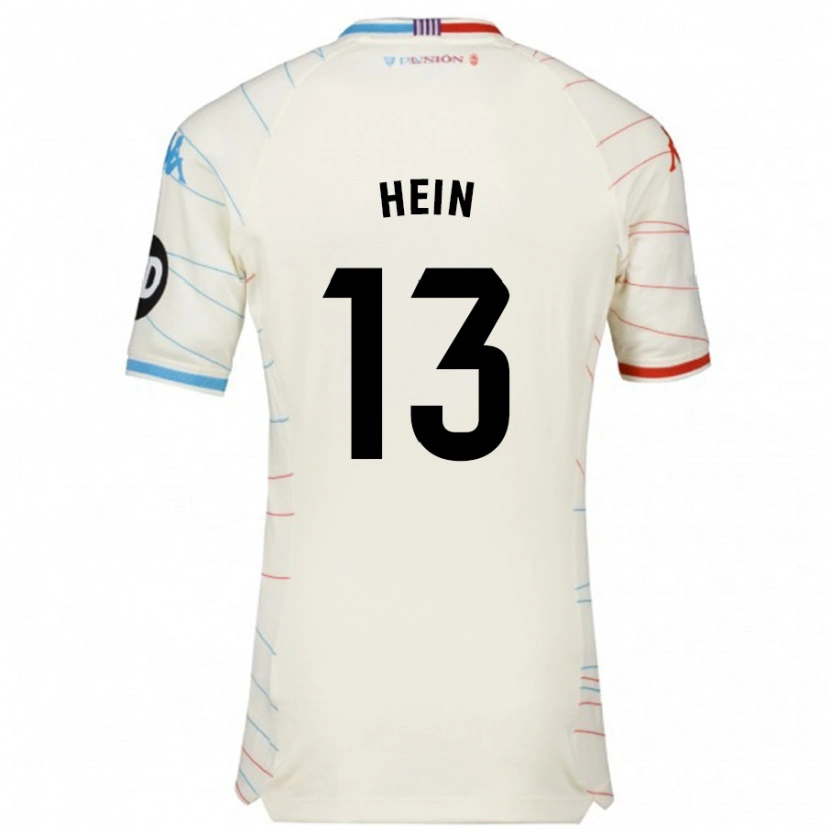 Danxen Kid Karl Hein #13 White Red Blue Away Jersey 2024/25 T-Shirt