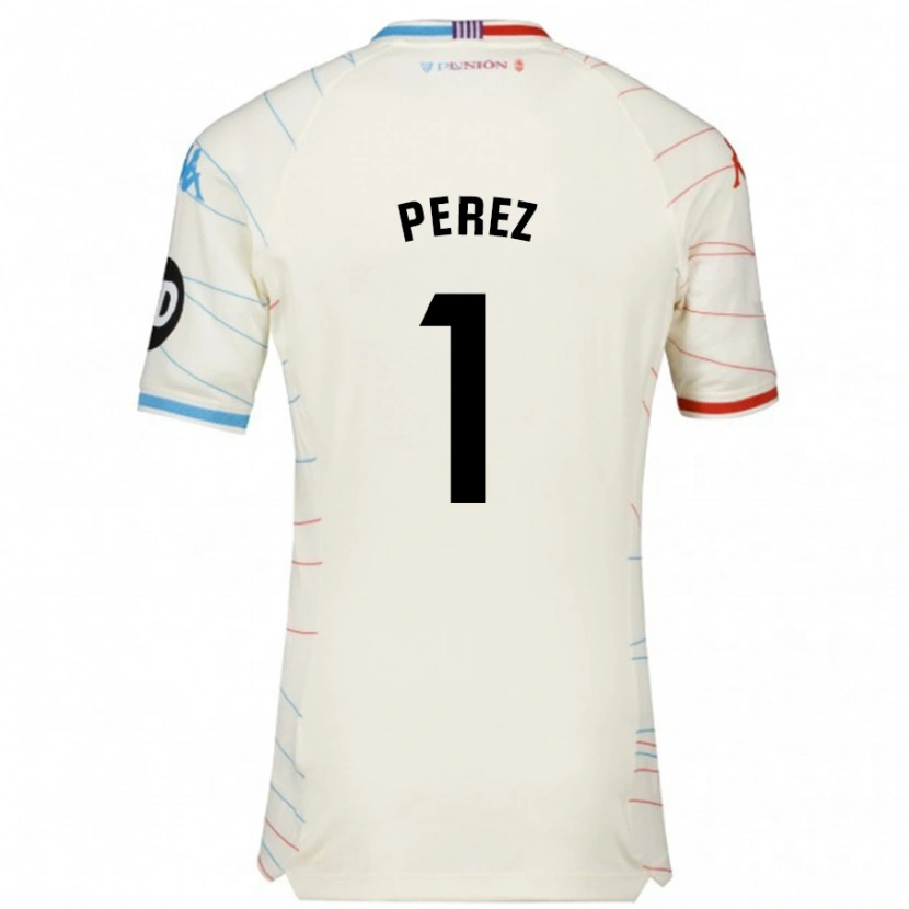 Danxen Kid Fer Pérez #1 White Red Blue Away Jersey 2024/25 T-Shirt