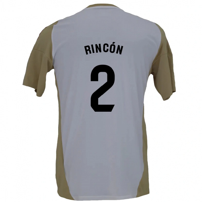 Danxen Kid Hugo Rincón #2 Brown White Away Jersey 2024/25 T-Shirt