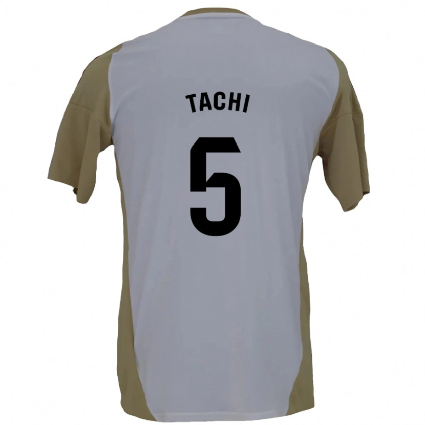 Danxen Kid Tachi #5 Brown White Away Jersey 2024/25 T-Shirt