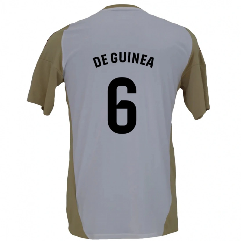 Danxen Kid Asier Ortiz De Guinea #6 Brown White Away Jersey 2024/25 T-Shirt