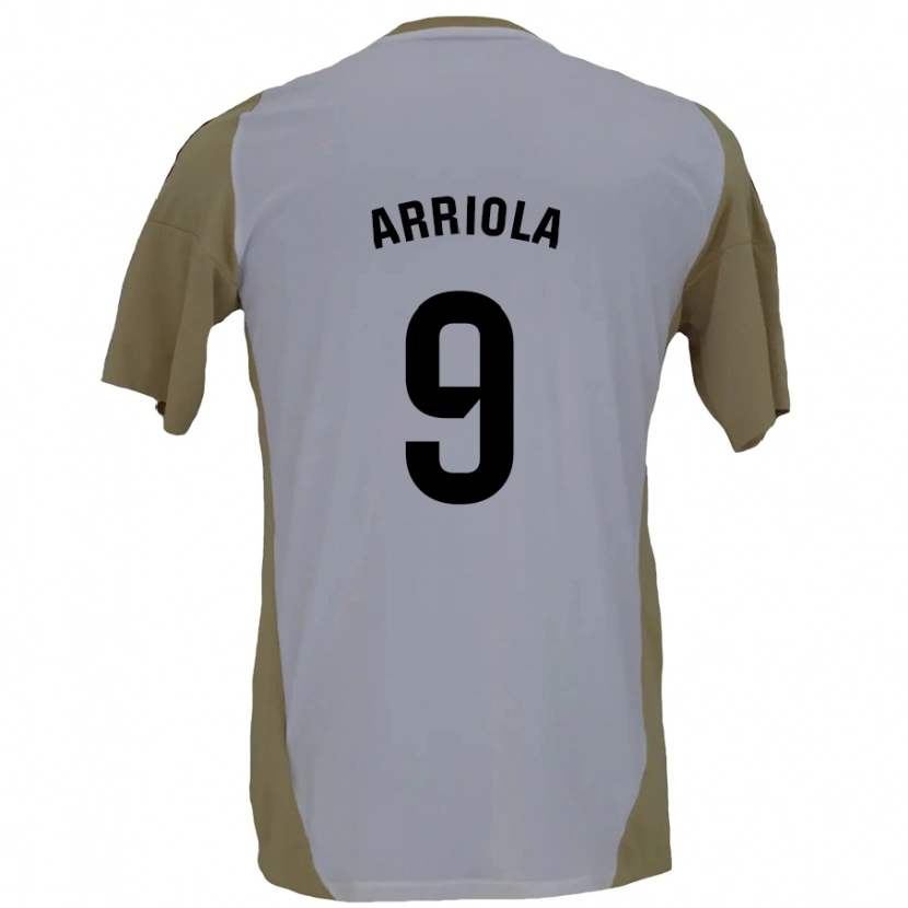 Danxen Kid Marcos Arriola #9 Brown White Away Jersey 2024/25 T-Shirt