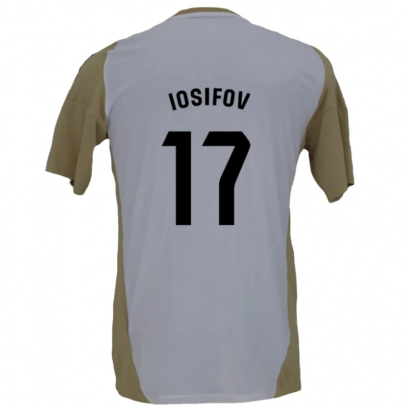 Danxen Kid Nikita Iosifov #17 Brown White Away Jersey 2024/25 T-Shirt