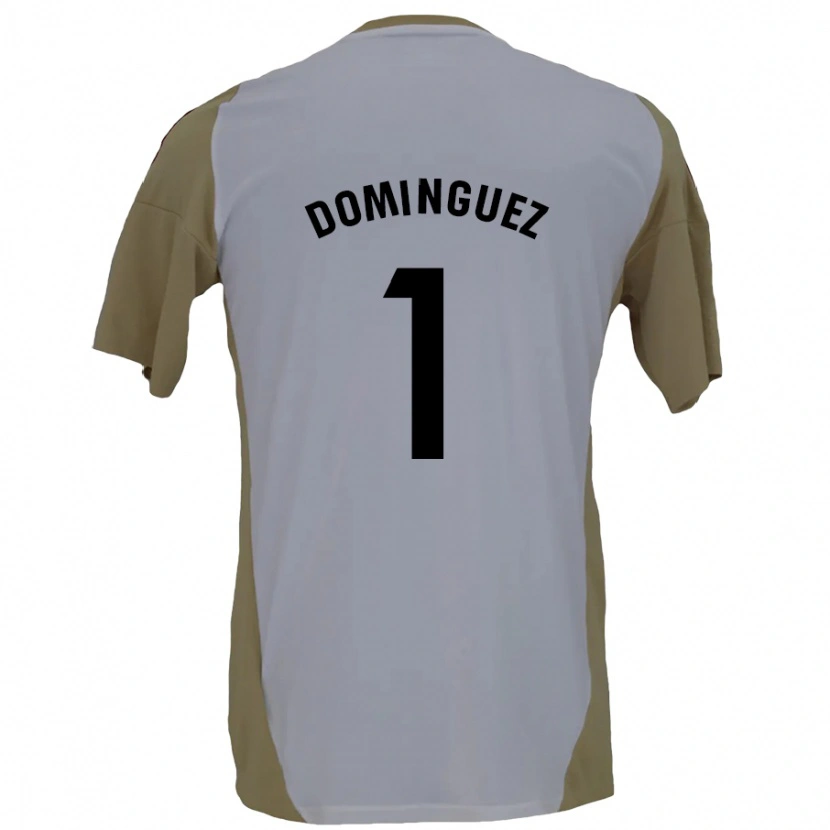 Danxen Kid Iago Domínguez #1 Brown White Away Jersey 2024/25 T-Shirt