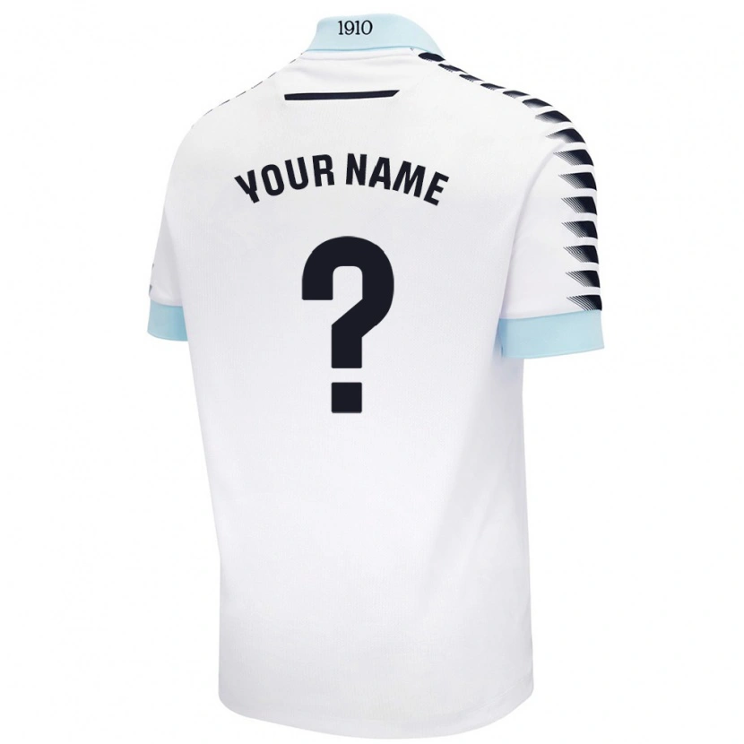 Danxen Kid Your Name #0 White Blue Away Jersey 2024/25 T-Shirt