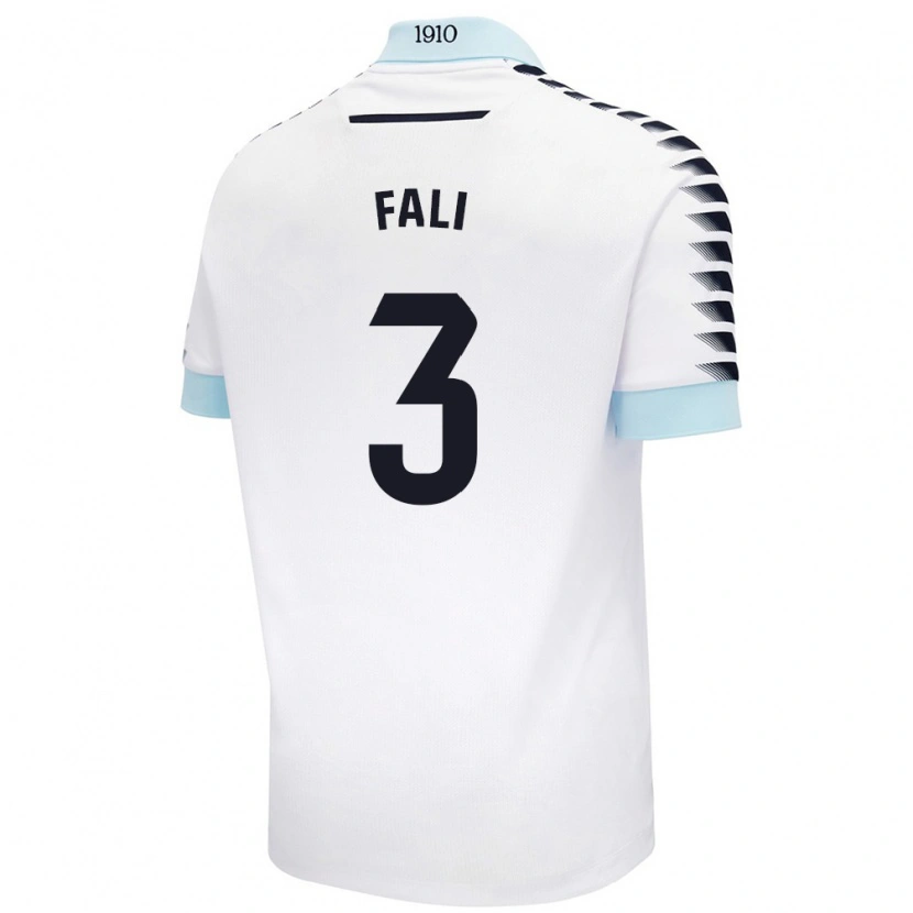 Danxen Kid Fali #3 White Blue Away Jersey 2024/25 T-Shirt