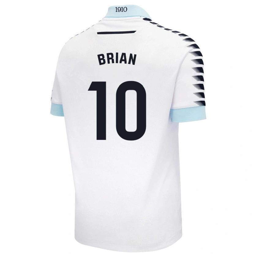 Danxen Kid Brian Ocampo #10 White Blue Away Jersey 2024/25 T-Shirt