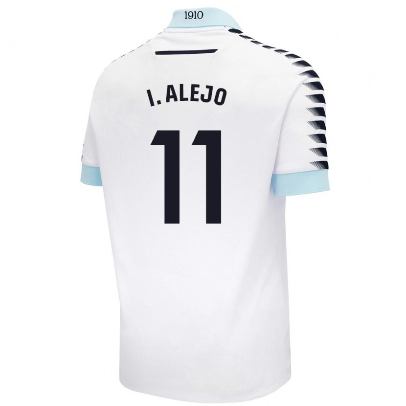 Danxen Kid Iván Alejo #11 White Blue Away Jersey 2024/25 T-Shirt