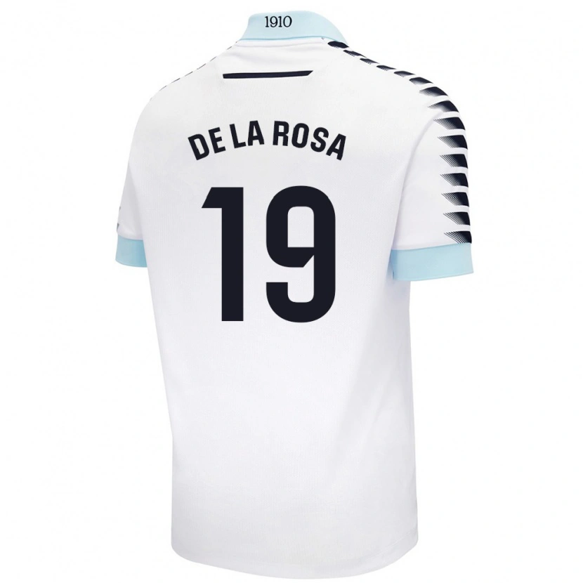 Danxen Kid José Antonio De La Rosa #19 White Blue Away Jersey 2024/25 T-Shirt