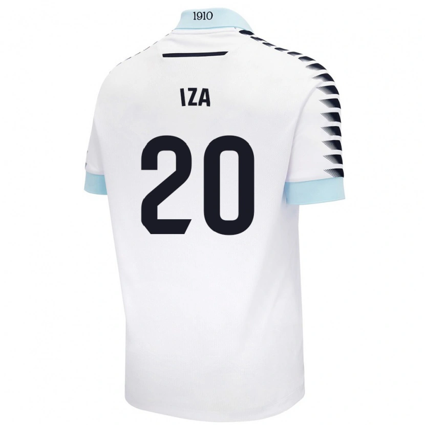 Danxen Kid Iza Carcelén #20 White Blue Away Jersey 2024/25 T-Shirt