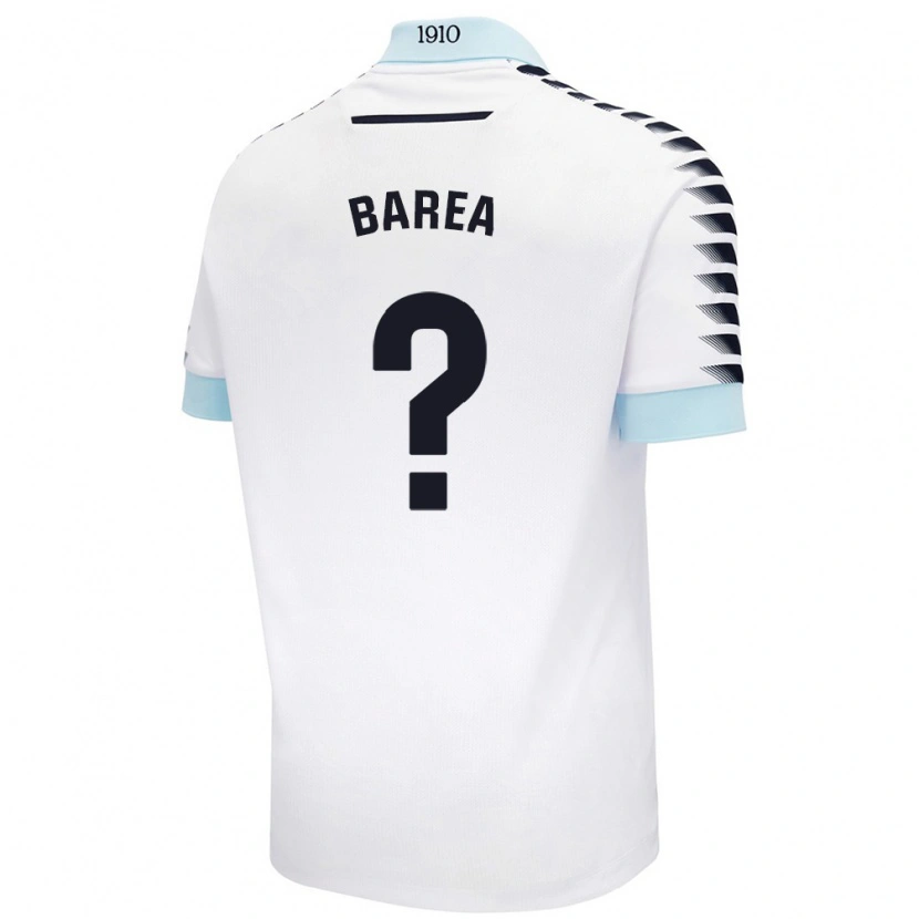 Danxen Kid Pablo Barea #0 White Blue Away Jersey 2024/25 T-Shirt