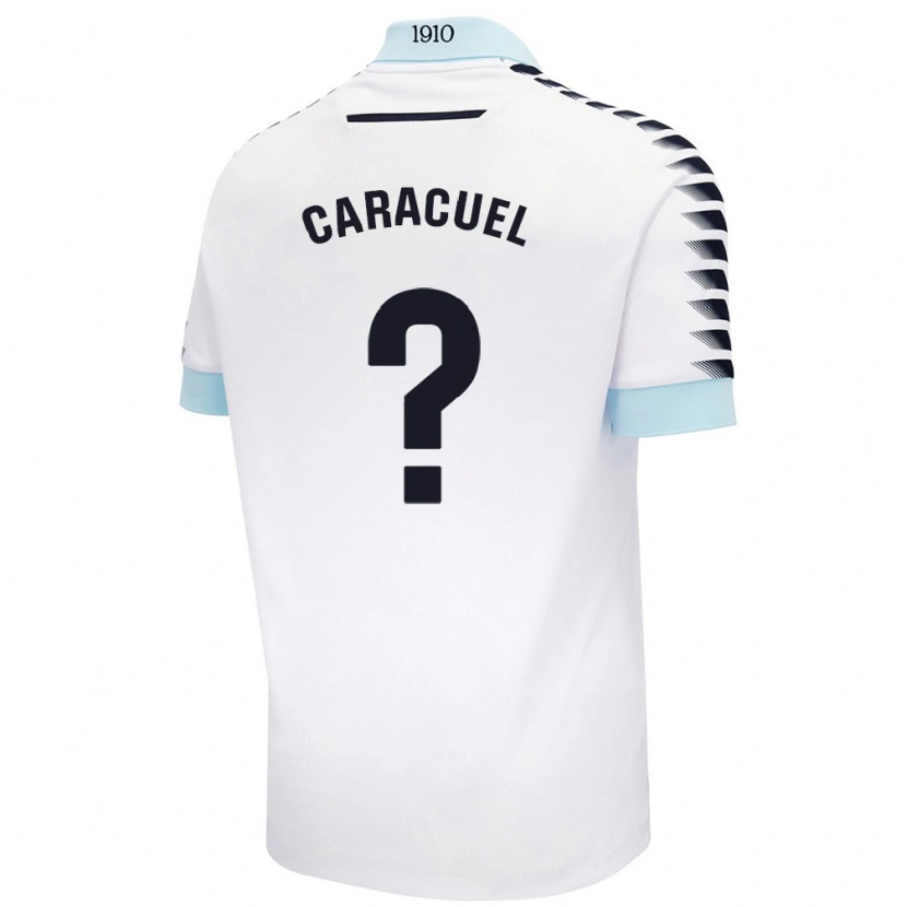 Danxen Kid Toni Caracuel #0 White Blue Away Jersey 2024/25 T-Shirt