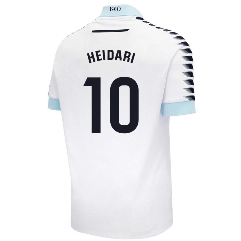 Danxen Kid Arman Heidari #10 White Blue Away Jersey 2024/25 T-Shirt