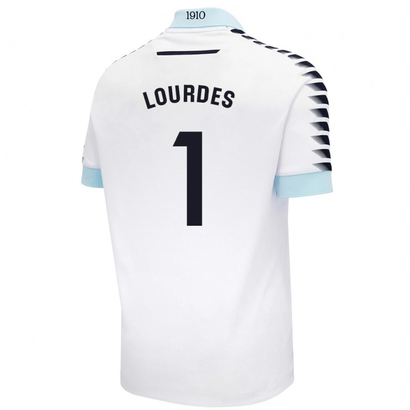 Danxen Kid Lourdes #1 White Blue Away Jersey 2024/25 T-Shirt