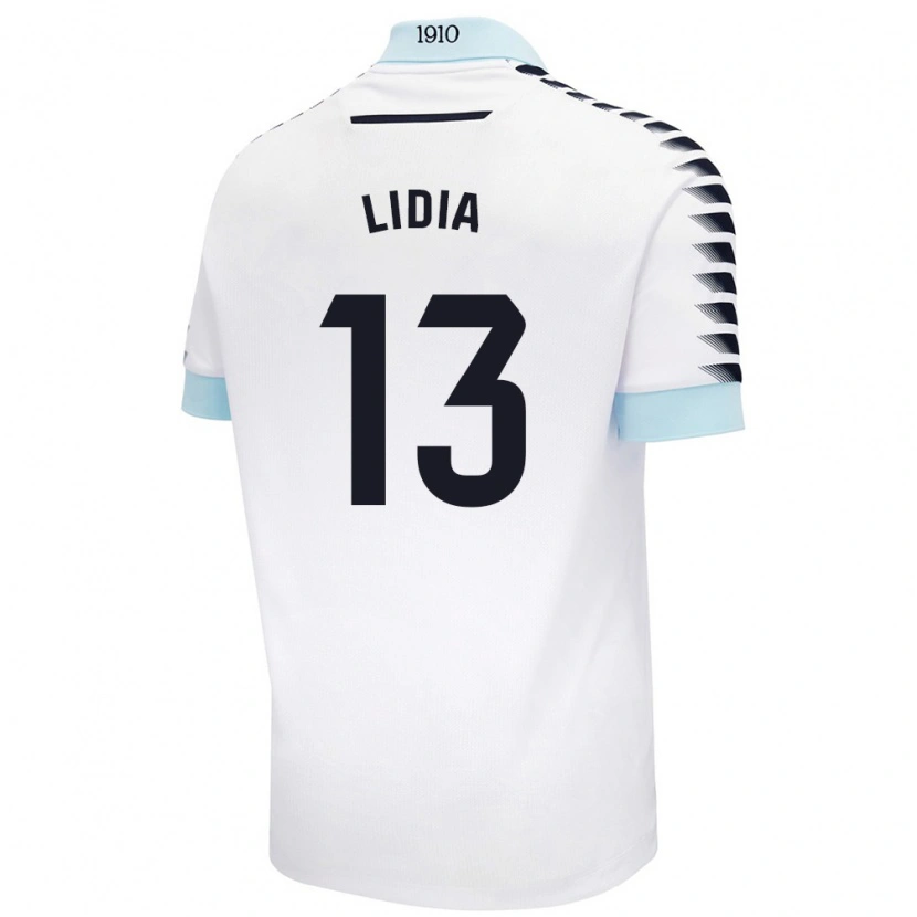 Danxen Kid Lidia Rincón García #13 White Blue Away Jersey 2024/25 T-Shirt