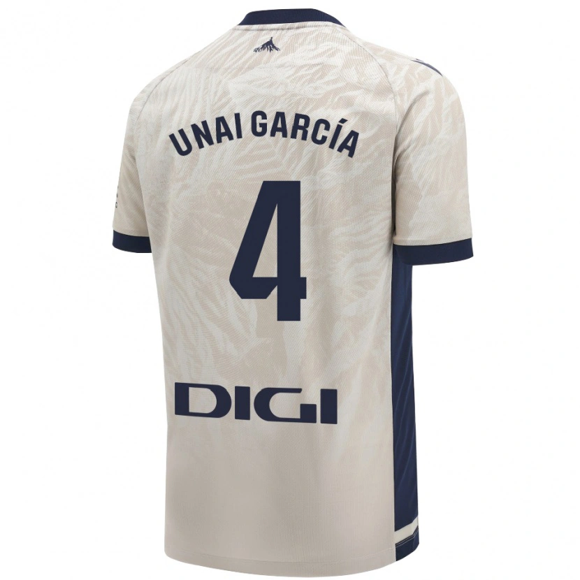 Danxen Kid Unai García #4 Light Gray Away Jersey 2024/25 T-Shirt