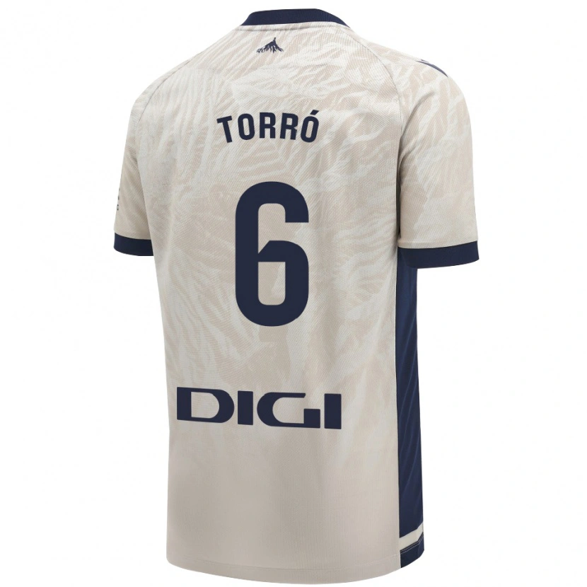 Danxen Kid Lucas Torró #6 Light Gray Away Jersey 2024/25 T-Shirt