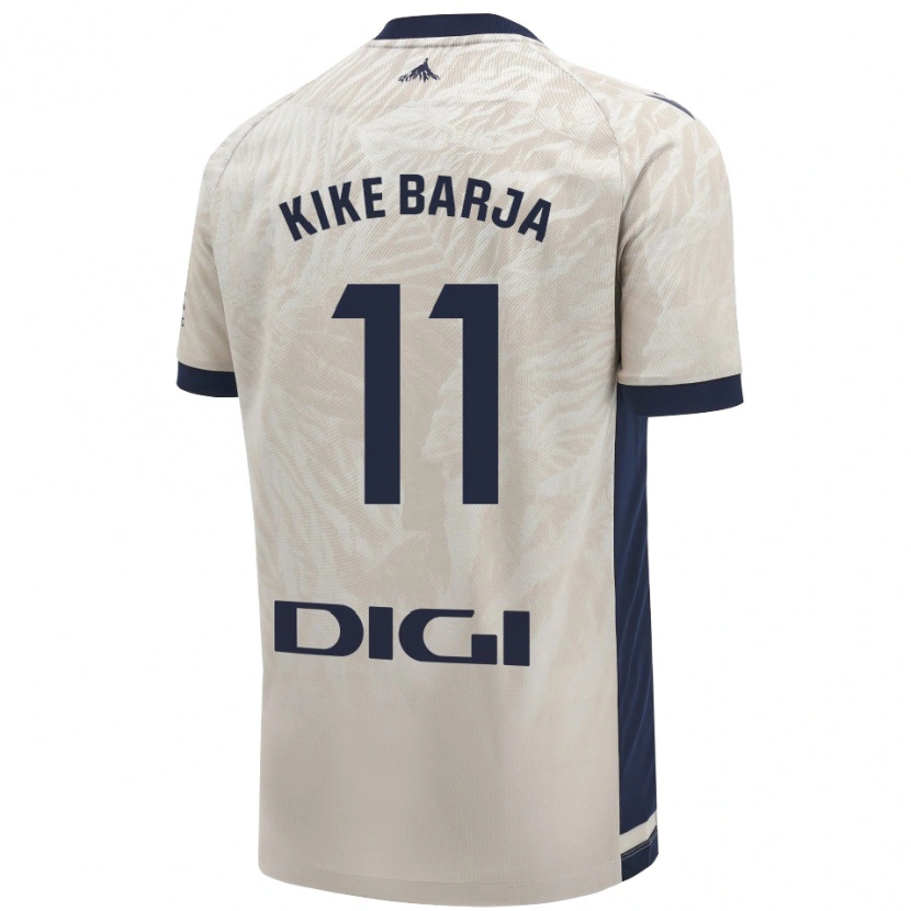 Danxen Kid Kike Barja #11 Light Gray Away Jersey 2024/25 T-Shirt