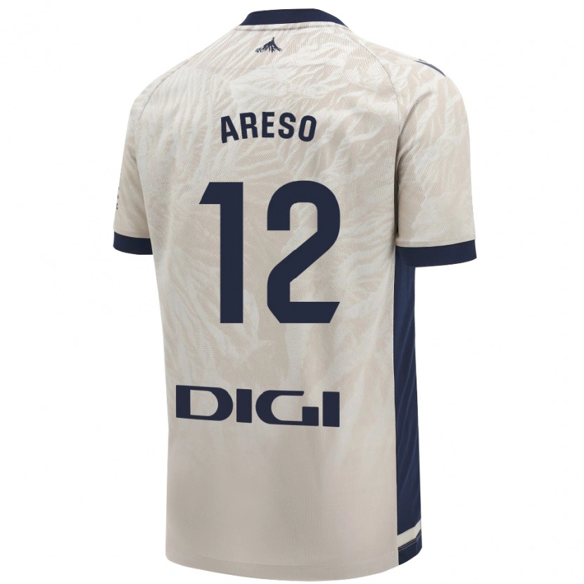 Danxen Kid Jesús Areso #12 Light Gray Away Jersey 2024/25 T-Shirt