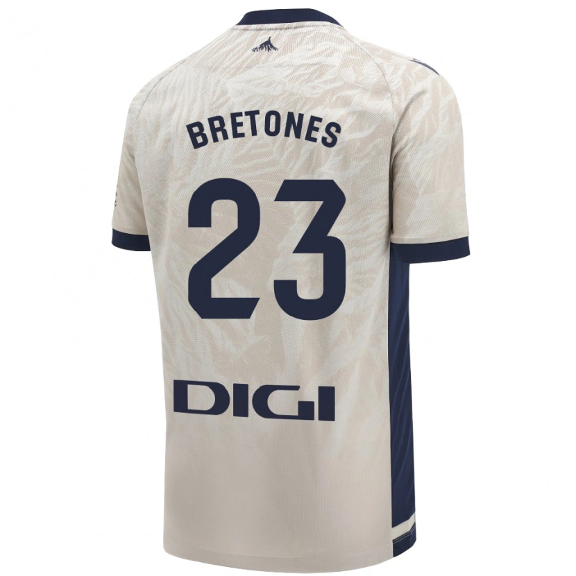 Danxen Kid Abel Bretones #23 Light Gray Away Jersey 2024/25 T-Shirt