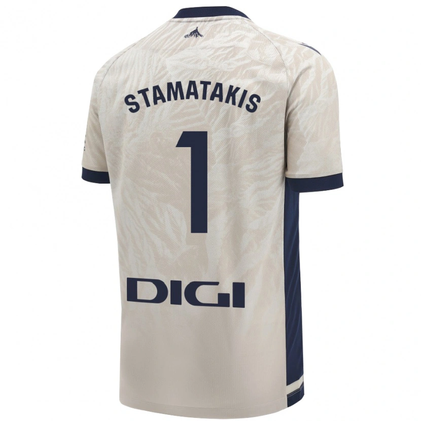 Danxen Kid Dimitrios Stamatakis #1 Light Gray Away Jersey 2024/25 T-Shirt