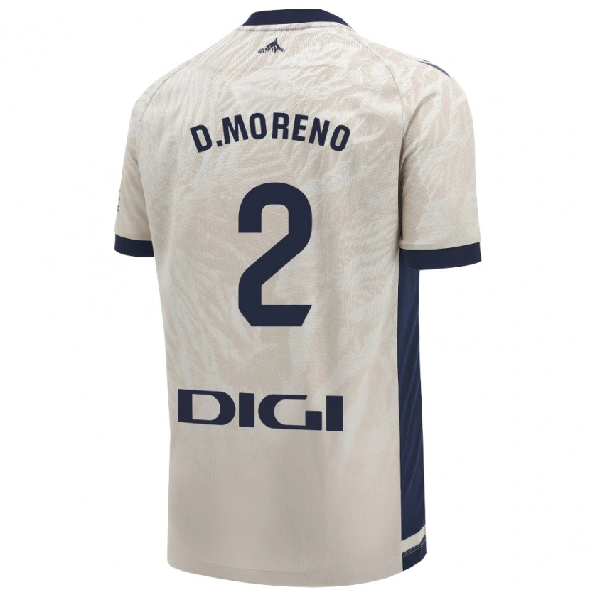 Danxen Kid Diego Moreno #2 Light Gray Away Jersey 2024/25 T-Shirt