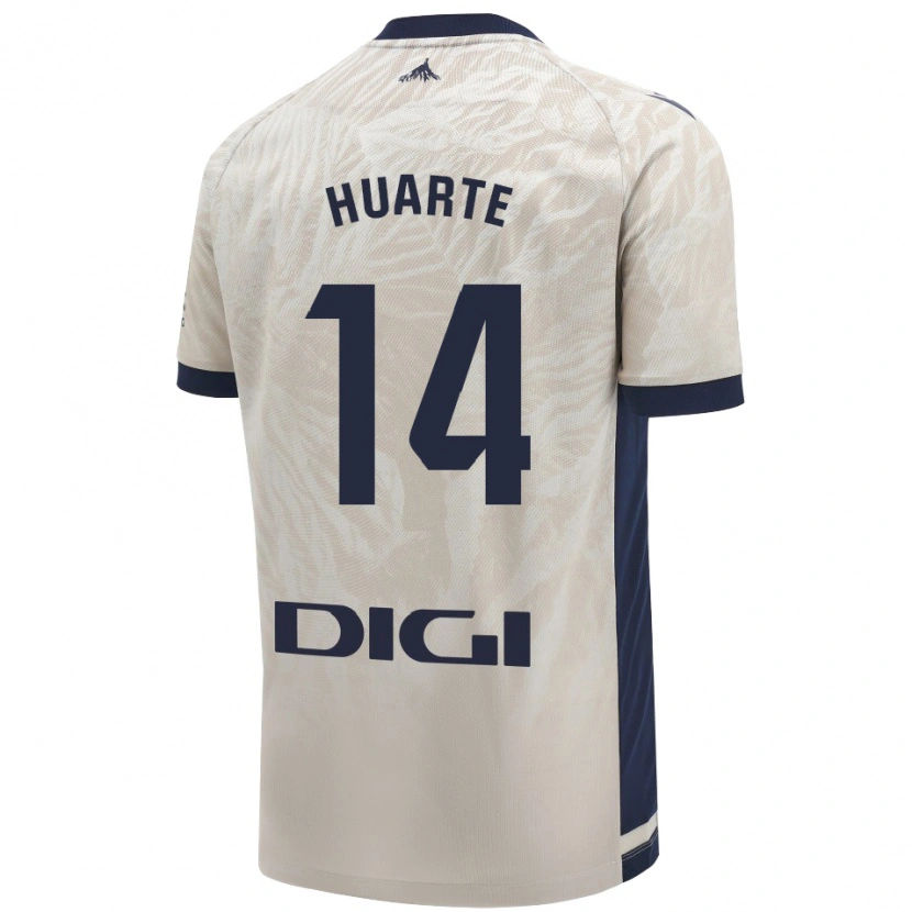 Danxen Kid Xabi Huarte #14 Light Gray Away Jersey 2024/25 T-Shirt