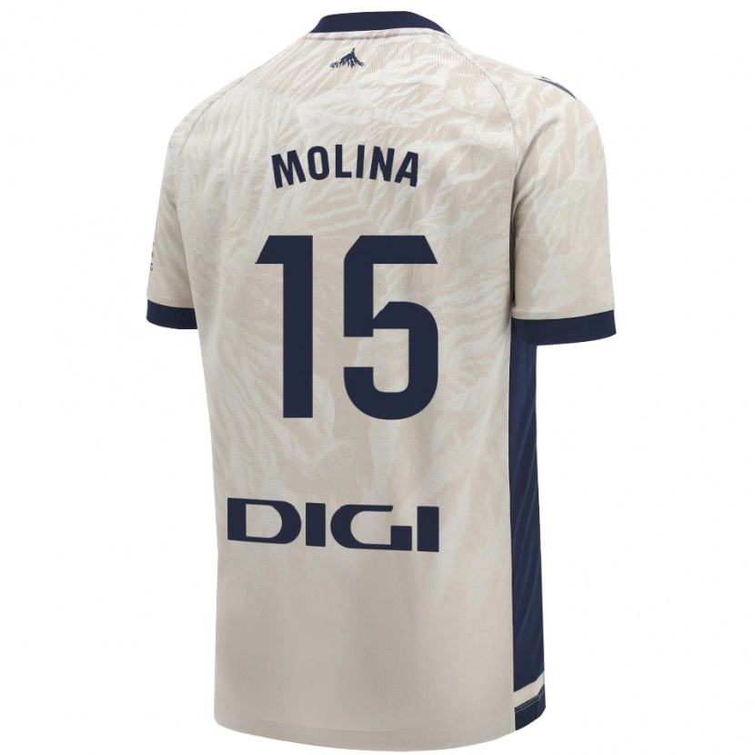 Danxen Kid Guillem Molina #15 Light Gray Away Jersey 2024/25 T-Shirt