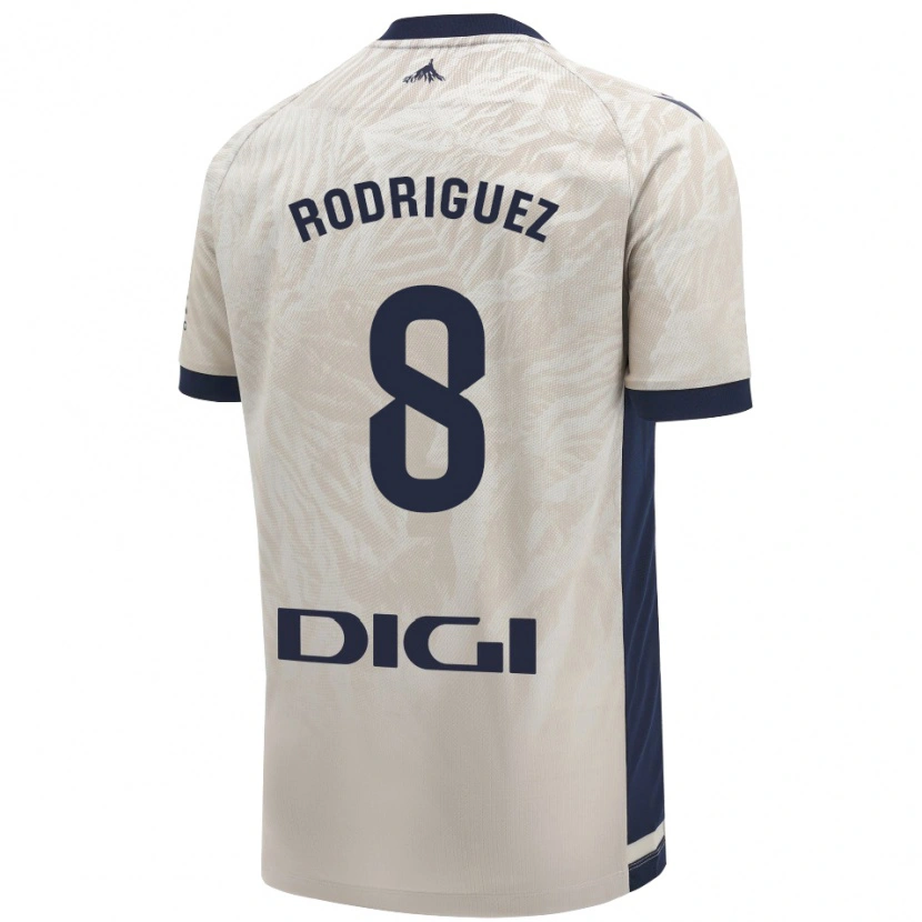 Danxen Kid Vanessa Rodríguez Iribarren #8 Light Gray Away Jersey 2024/25 T-Shirt