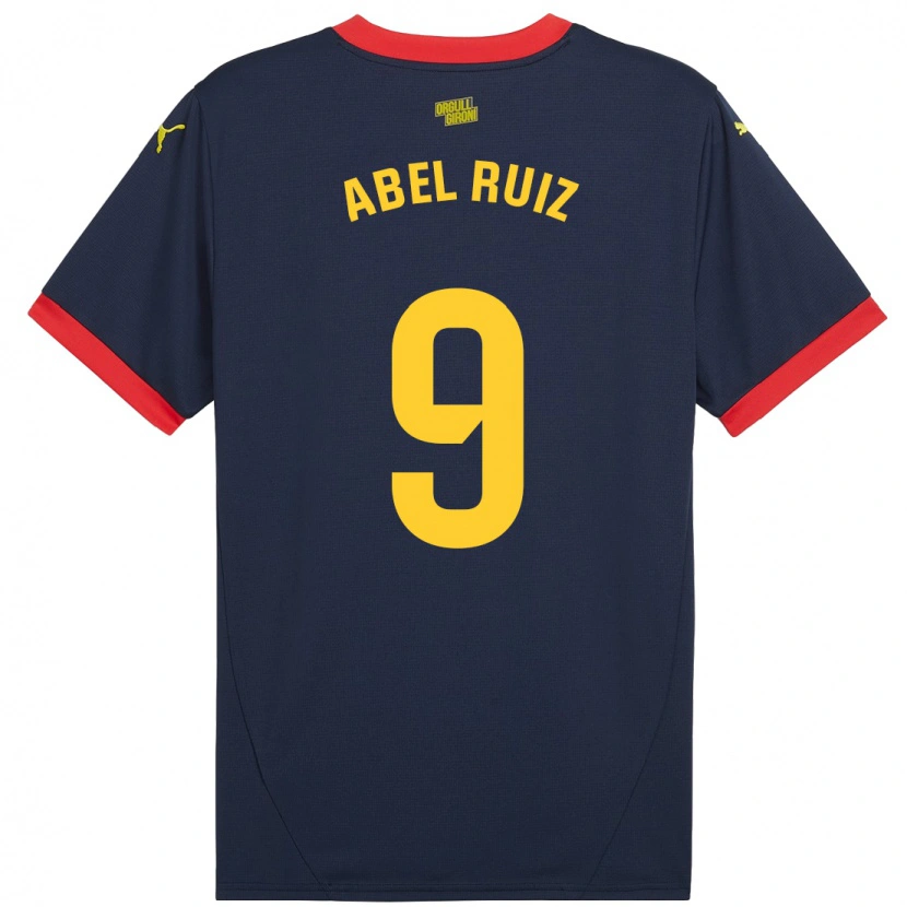 Danxen Kid Abel Ruiz #9 Navy Red Away Jersey 2024/25 T-Shirt