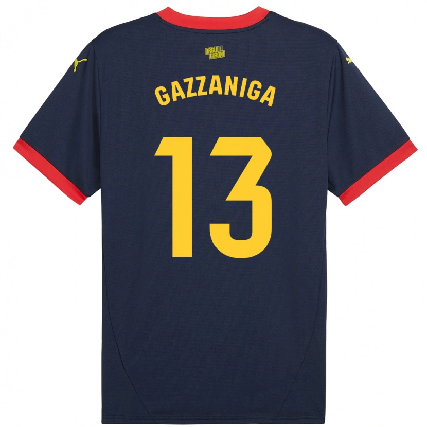 Danxen Kid Paulo Gazzaniga #13 Navy Red Away Jersey 2024/25 T-Shirt