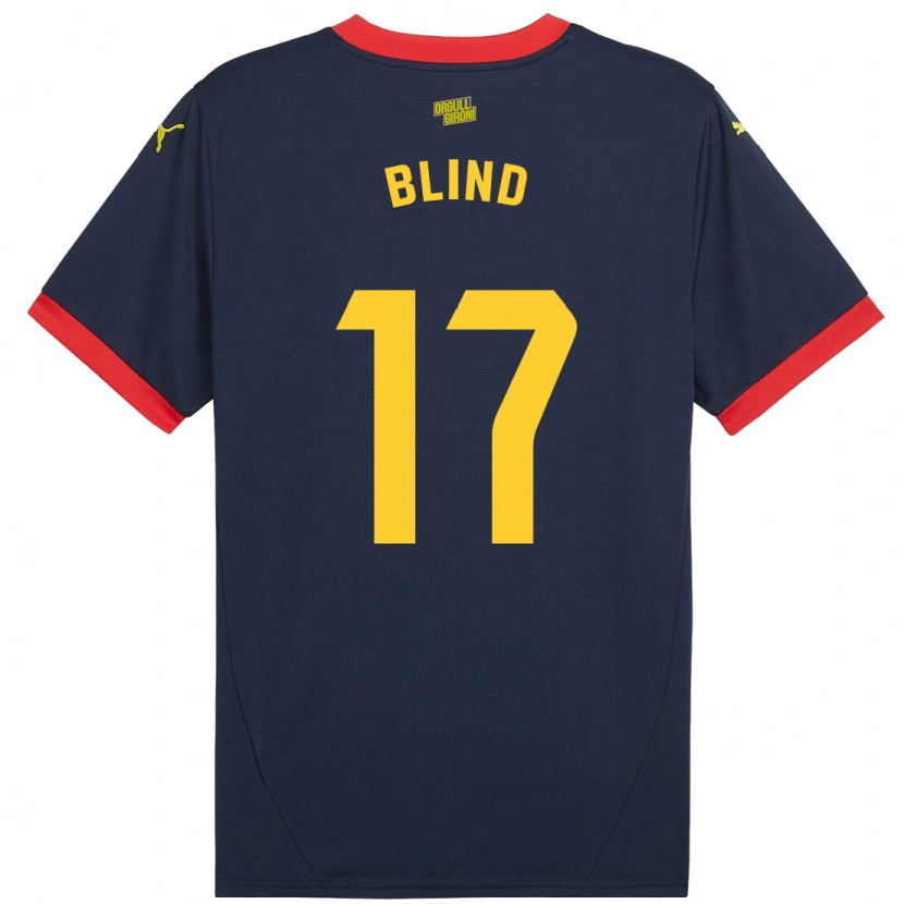 Danxen Kid Daley Blind #17 Navy Red Away Jersey 2024/25 T-Shirt