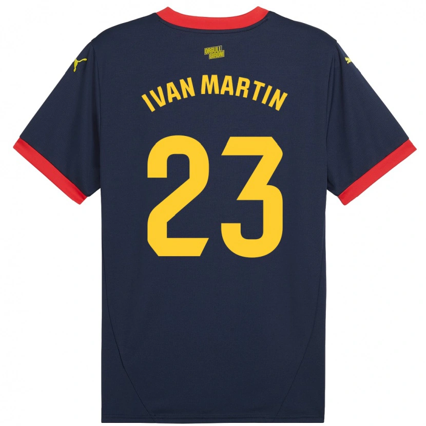 Danxen Kid Iván Martín #23 Navy Red Away Jersey 2024/25 T-Shirt