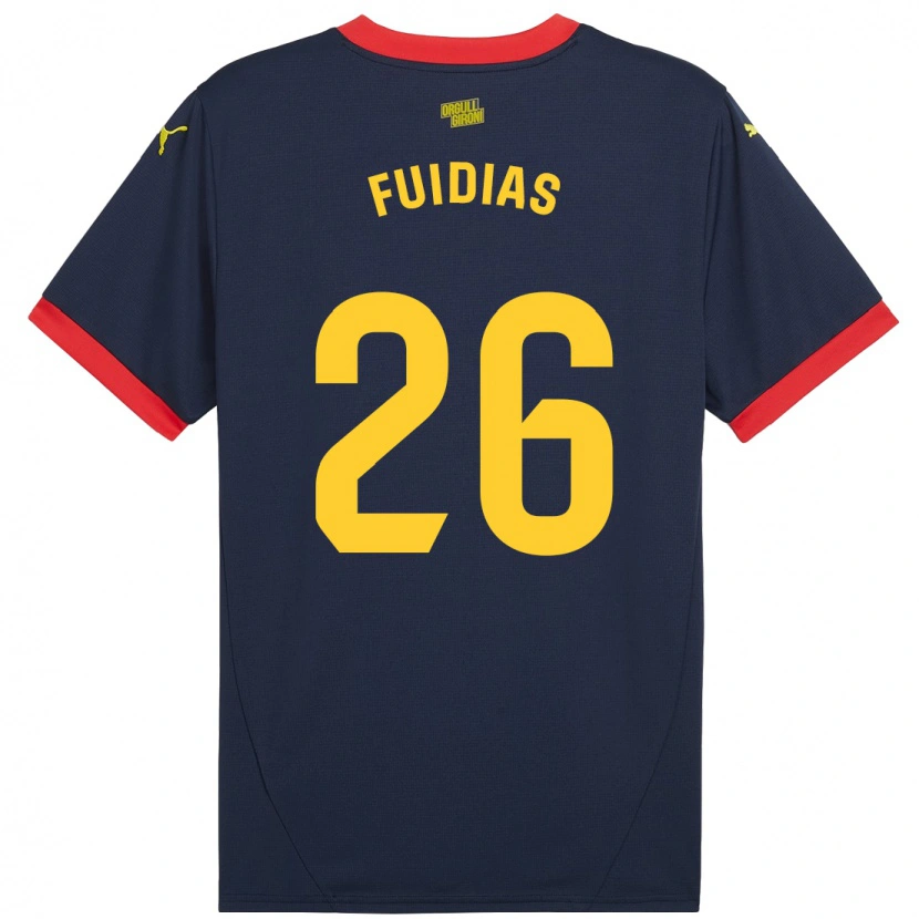 Danxen Kid Toni Fuidias #26 Navy Red Away Jersey 2024/25 T-Shirt