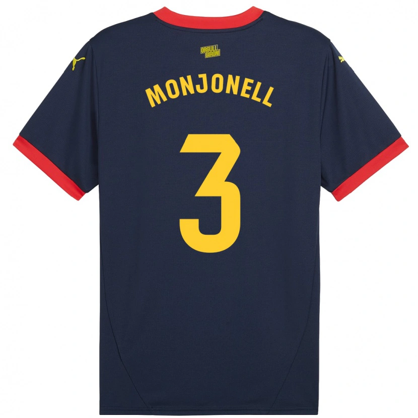 Danxen Kid Eric Monjonell #3 Navy Red Away Jersey 2024/25 T-Shirt