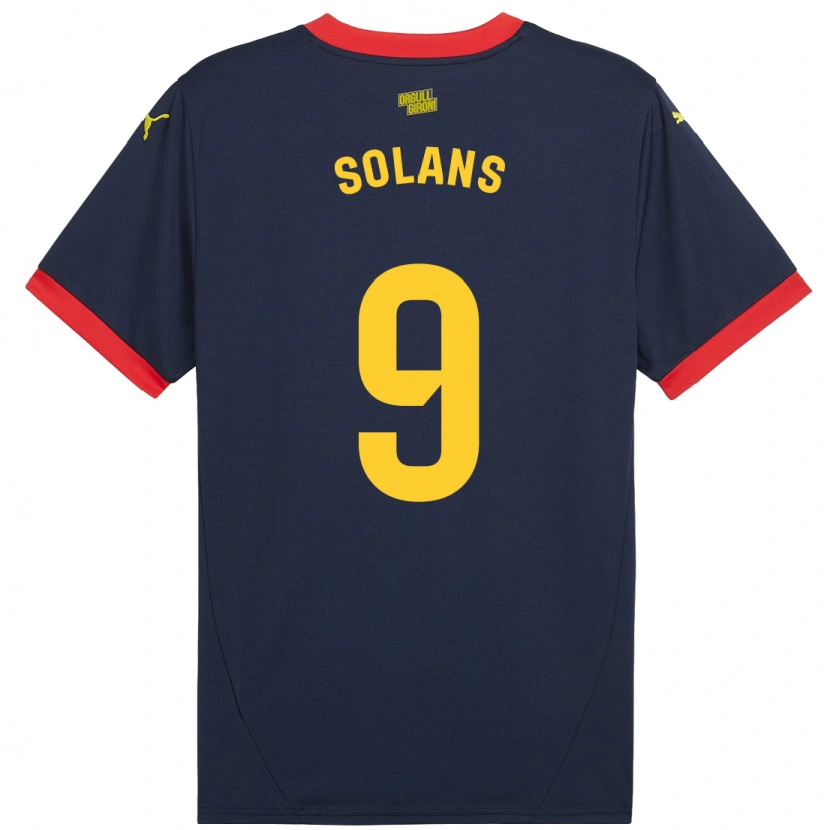 Danxen Kid Sergi Solans #9 Navy Red Away Jersey 2024/25 T-Shirt