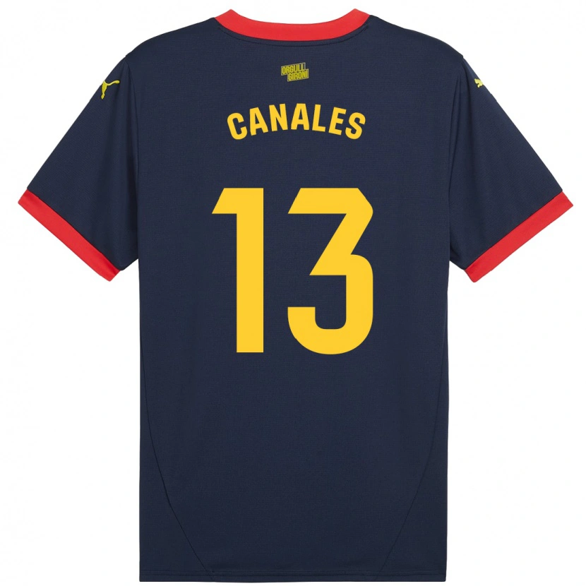 Danxen Kid Juanvi Canales #13 Navy Red Away Jersey 2024/25 T-Shirt