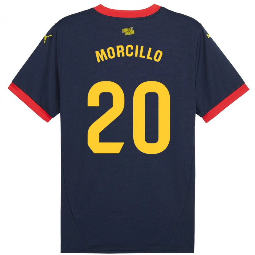 Danxen Kid Luis Morcillo #20 Navy Red Away Jersey 2024/25 T-Shirt