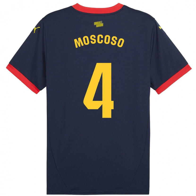 Danxen Kid Miriam Moscoso #4 Navy Red Away Jersey 2024/25 T-Shirt