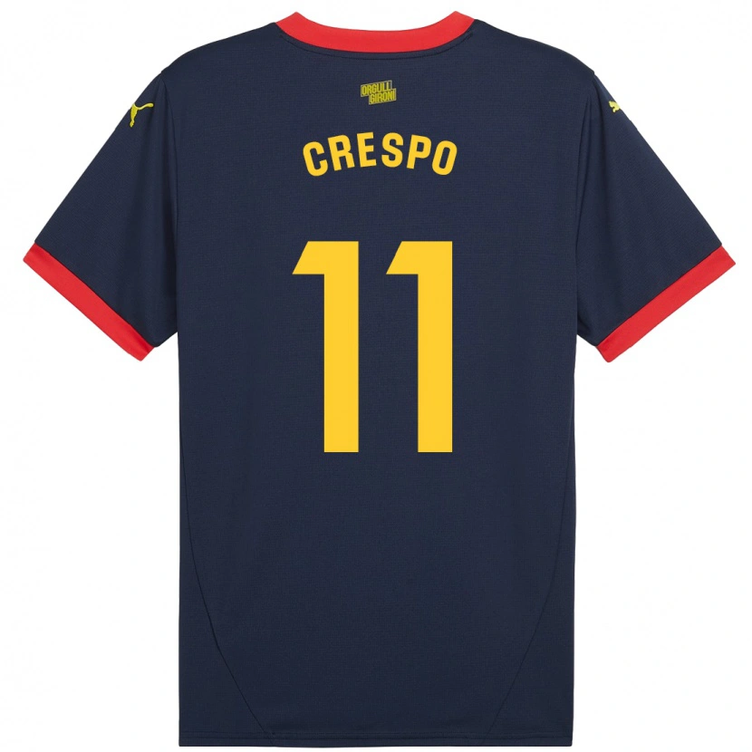 Danxen Kid Lydia Crespo #11 Navy Red Away Jersey 2024/25 T-Shirt