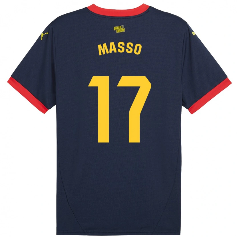 Danxen Kid Ainoa Massó #17 Navy Red Away Jersey 2024/25 T-Shirt